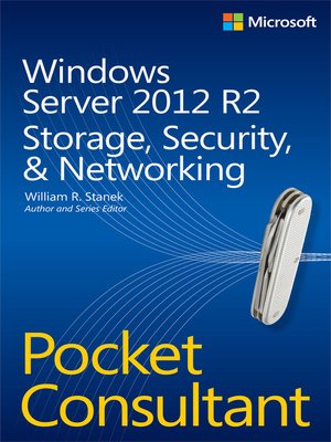 cover image of Windows Server 2012 R2 Pocket Consultant